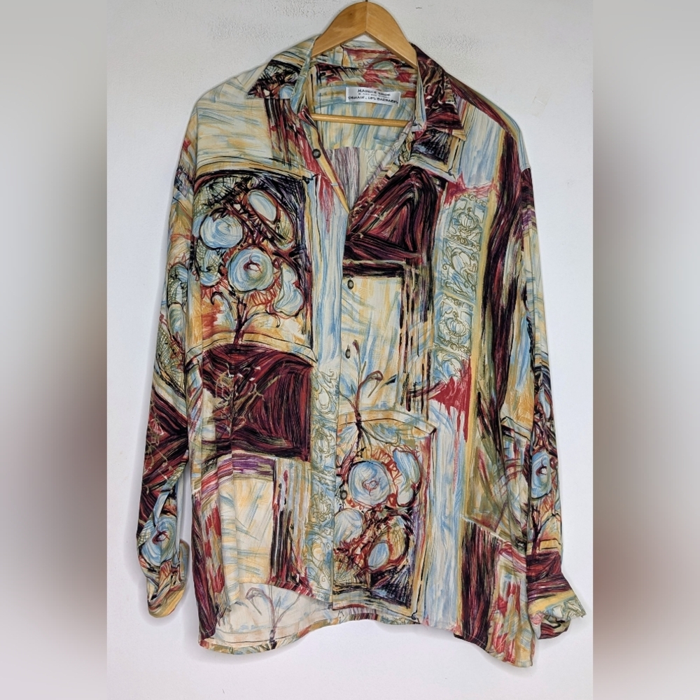 Maurice Emde' Paris Vintage 1970s Button Down Shirt | Made in France 🇫🇷